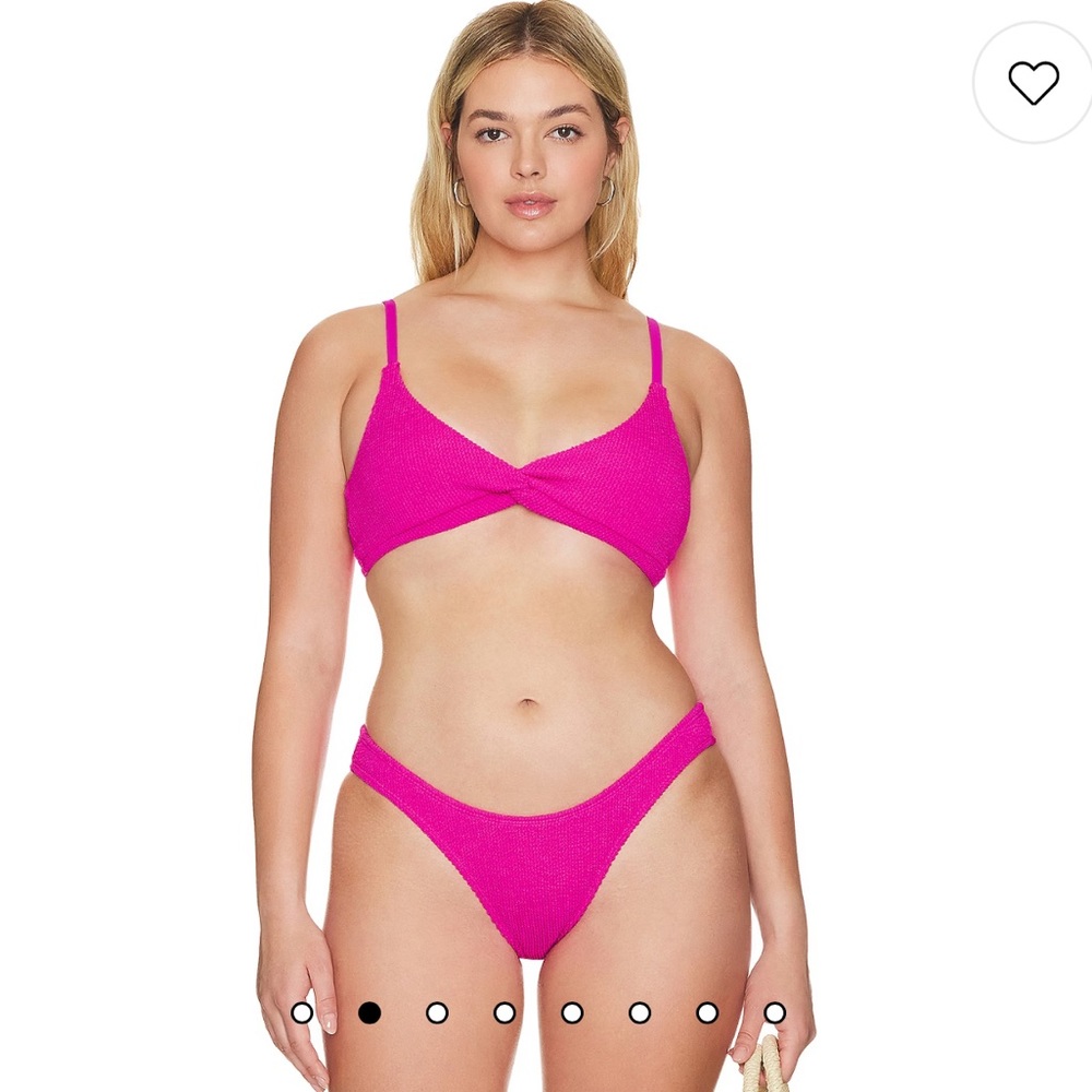 Good American Always Fits Bikini Set in Hawaiian Pink Size 4X